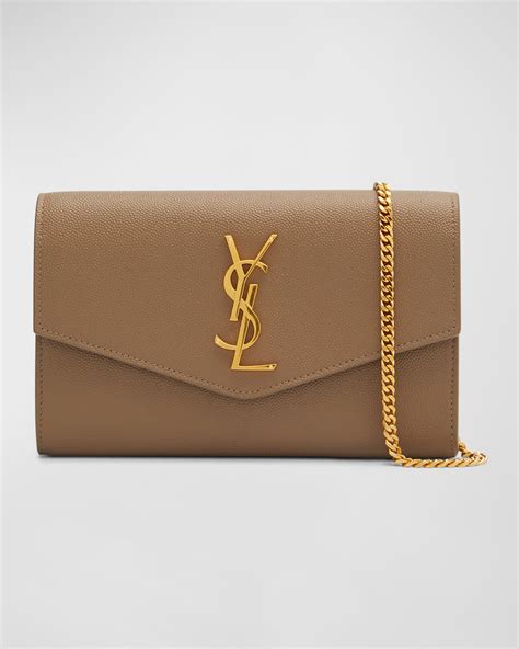 ysl women wallet monogra grain de poudre sl nude|CLASSIC CASSANDRE CHAIN WALLET IN GRAIN DE .